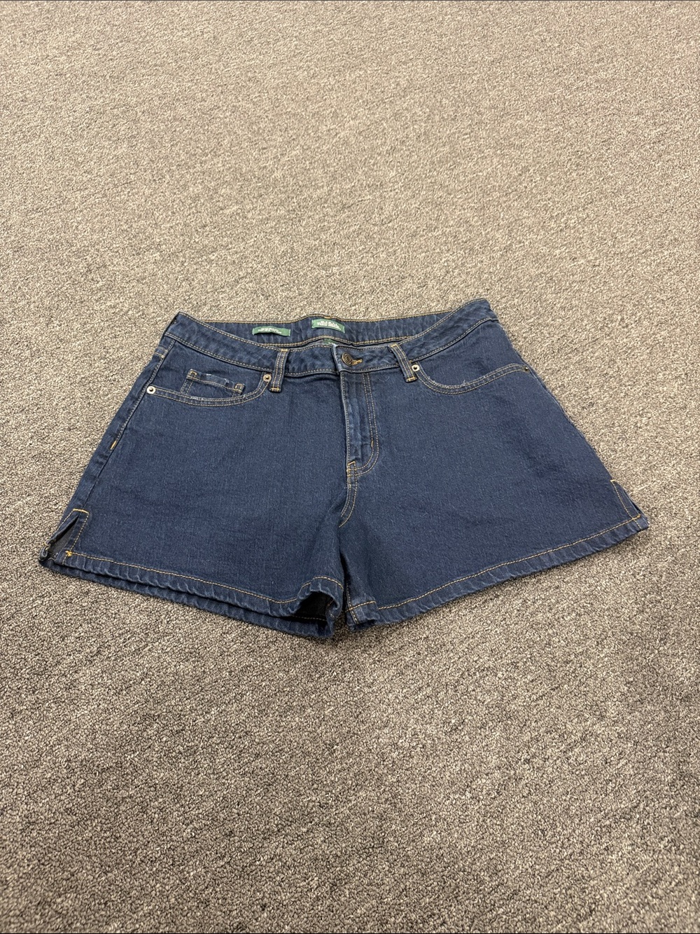 wild fable Dark Blue Denim High-Rise Shorts